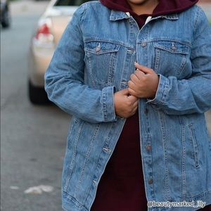 Forever 21 long Jean jacket